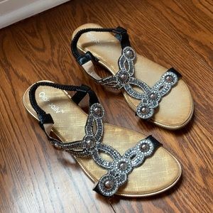 Embellished sandals